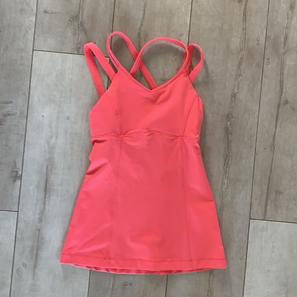LULU LEMON HOT PINK TANK TOP SIZE 4 worn once - Picture 8 of 8